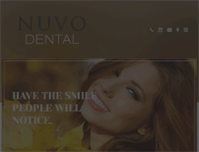 Tablet Screenshot of nuvodentalofirvine.com